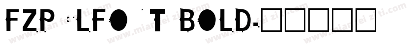 FZPCLFONT BOLD字体转换